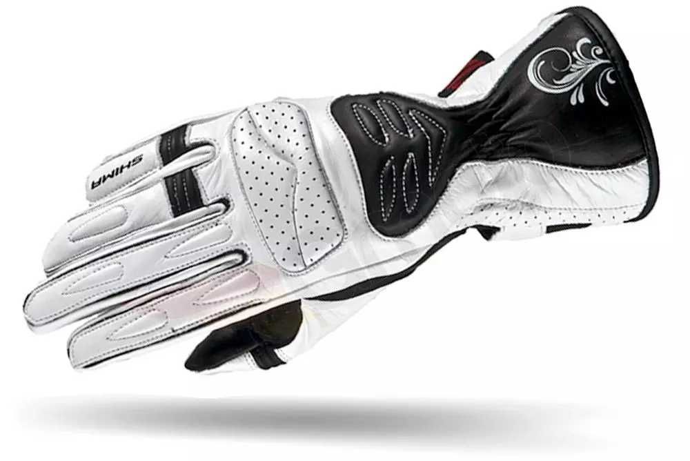 Rękawice motocyklowe damskie SHIMA Caldera White rozmiar XS Outlet