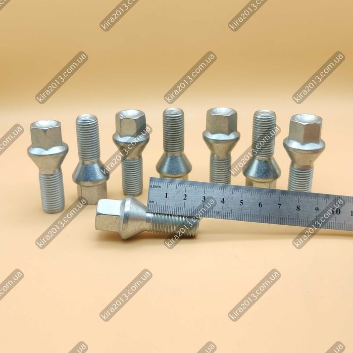 Колесные болты М14х1,5 для дисков Ауди Фольцваген Шкода Рено Мерседес