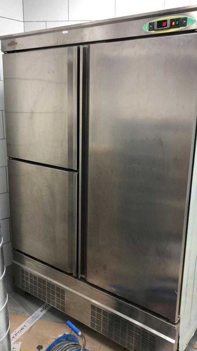 Armário frigorífico Infrico 3 portas inox – 1110L – Excelente estado