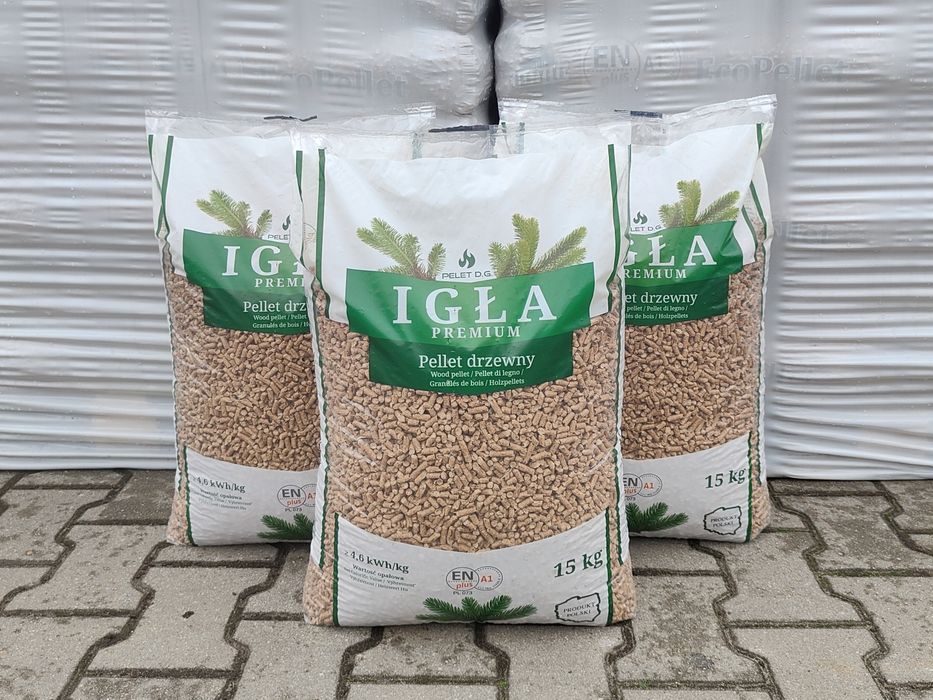 Polski Pellet Certyfikowany IGŁA Premium ENplus A1 super jakość Dostawa gratis
