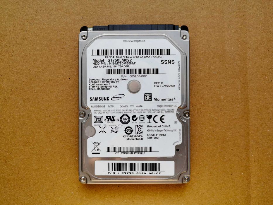 Жорсткий диск 750 Gb Samsung Spinpoint M8 ST750LM022 (HN-M750MBB)   2.5