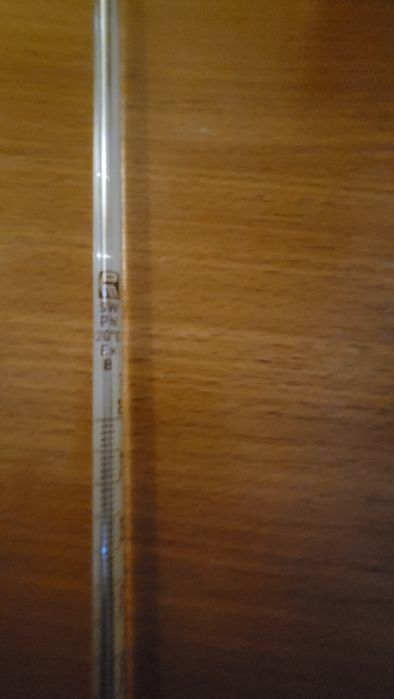 Pipeta miarowa szklana na 0.2cm 3 ml
