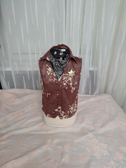 Strój przebranie kowboj kowbojka 4 części rozmiar XL