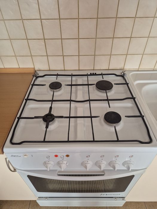 Kuchenka gazowo-elektryczna Mastercook – piekarnik + 4 palniki