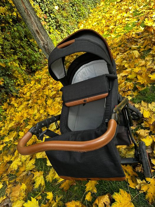 Wózek 2w1 Roan grafit z brązem