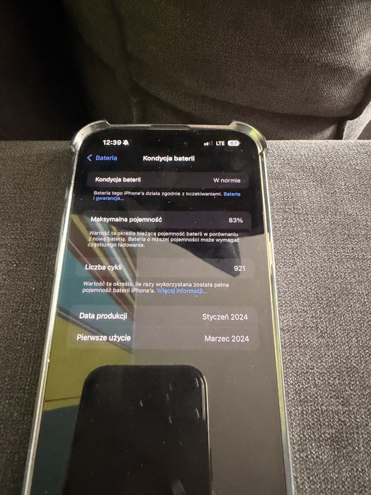 Iphone 15 pro max 256 GB white titanium