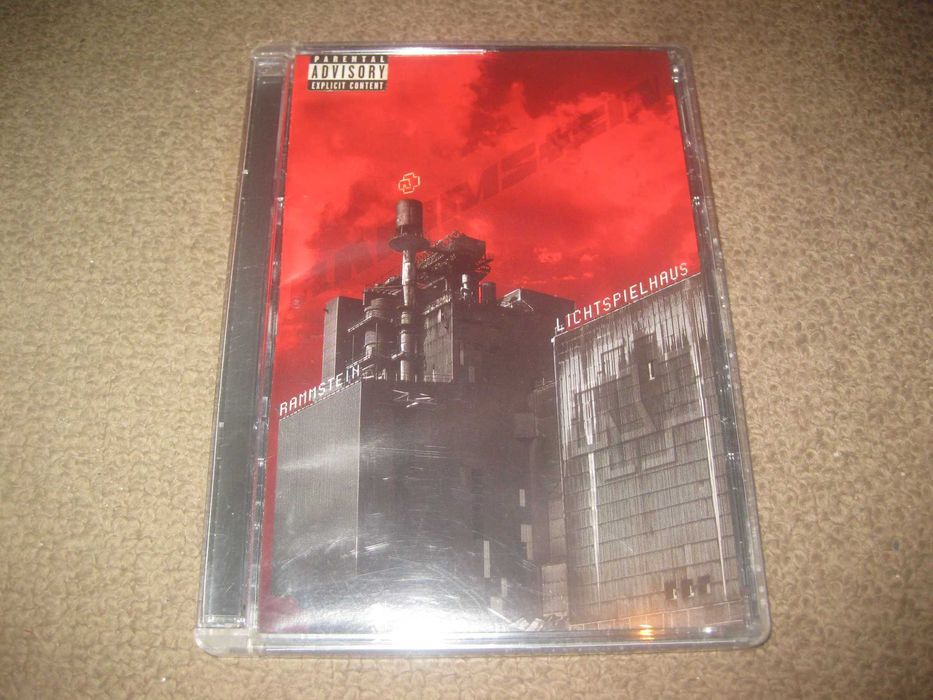 DVD musical dos Rammstein "Lichtspielhaus" Caixa Jewel Case!