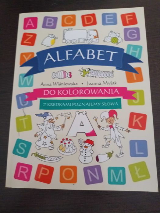 Alfabet kolorowanka nowa