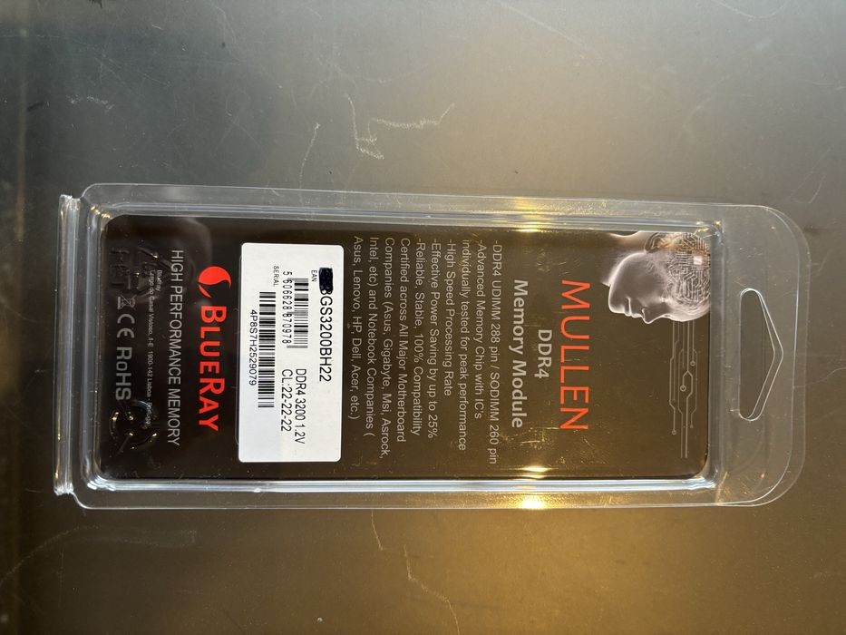 Memória RAM DDR 4 de 4GB