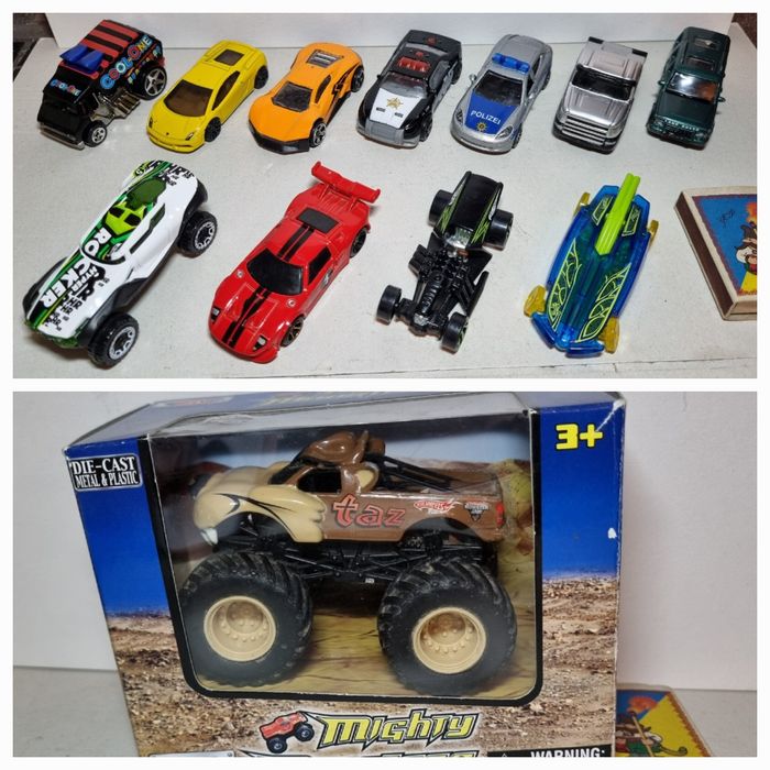 Набор машинки, модели автомобилей, монстр-трак Hot Wheels, Mattel...