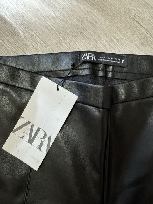 Шкіряні штани Zara
