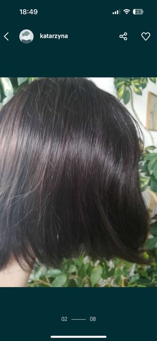 Peruka naturalna włosy ludzkie Mikroskora