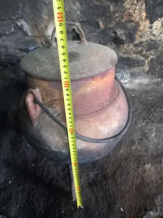 Panela antiga ferro fundido