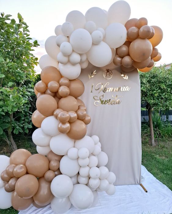 Dekoracje balonowe, ścianki okolicznościowe