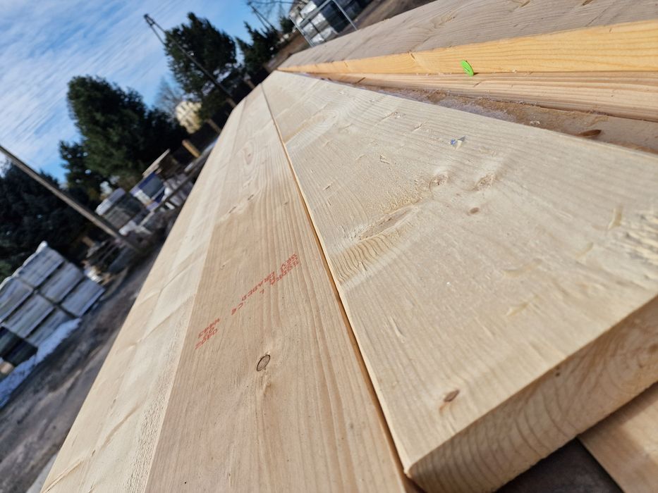Drewno konstrukcyjne c24, deska elewacyjna, podbitka