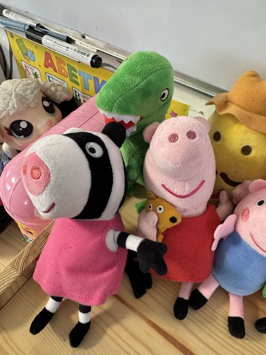 Набір мʼяких іграшок Свинка Пеппа Peppa Pig