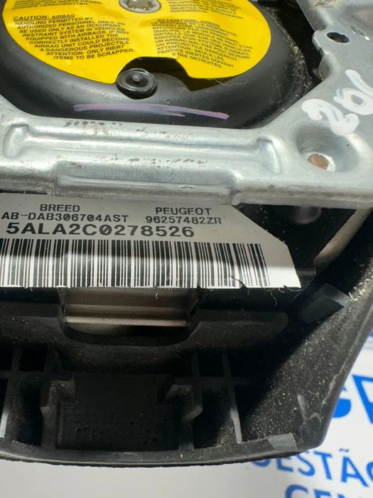 Airbag Volante Guiador Original PSA Peugeot 206 MK1 96257482ZR 1998 -