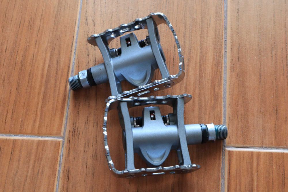 Pedais Shimano 2 em 1 (Plataforma e encaixe)