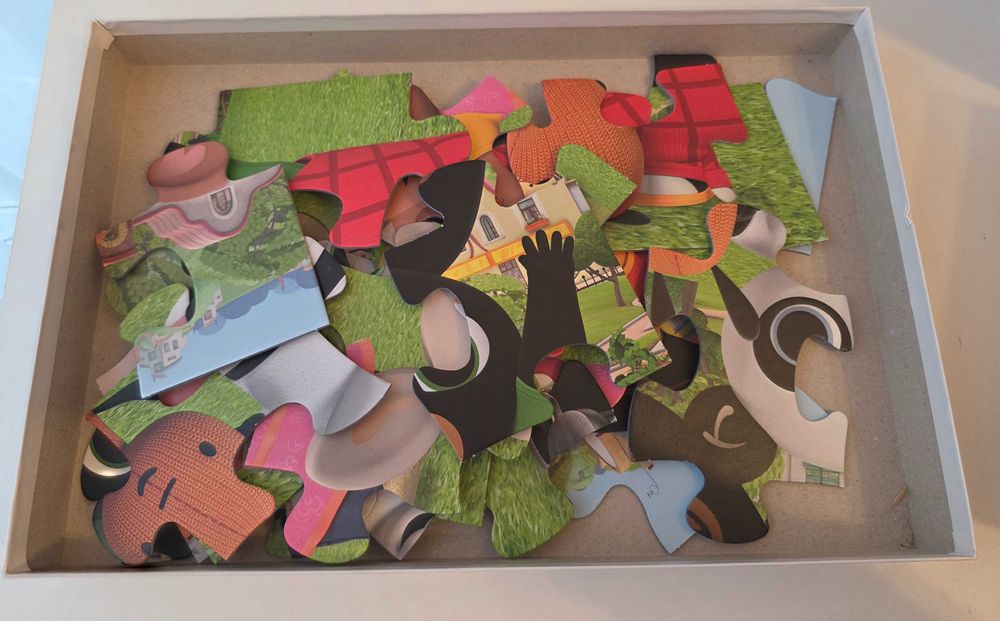 Trefl, Bing, Zabawa w parku, puzzle maxi, 24 elementy