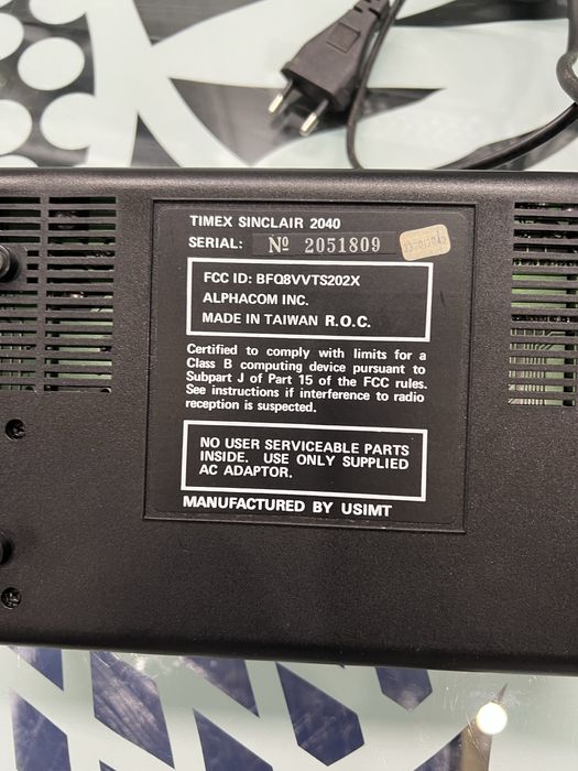 Impressora da timex a funcionar perfeitamente