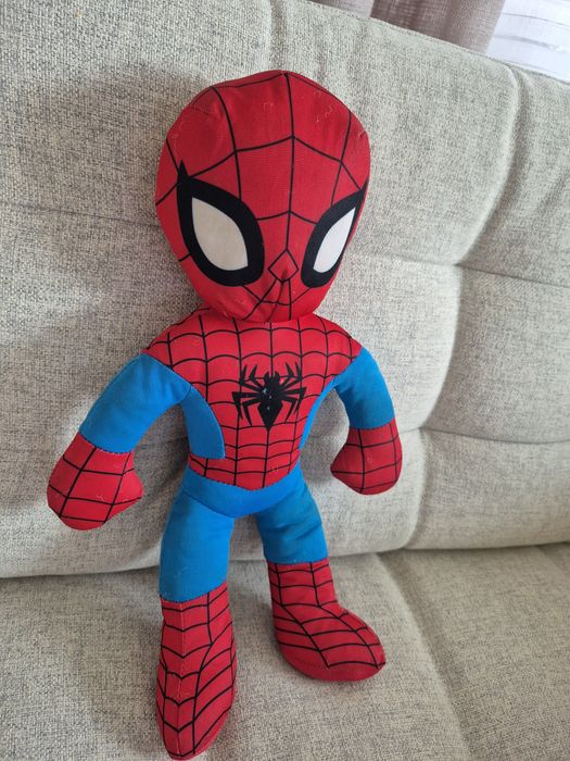 Spiderman maskotka z glosem 38 cm.