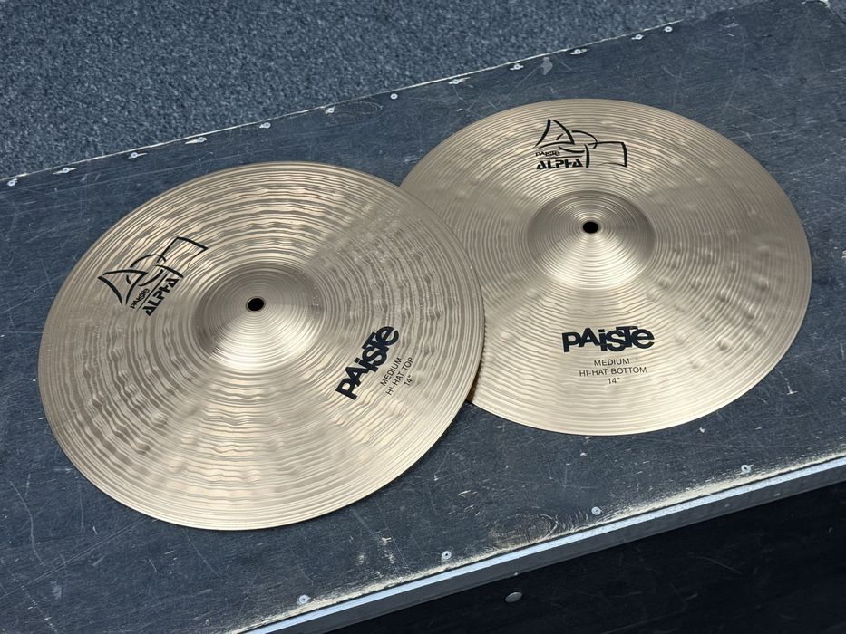 ++ PAISTE Alpha Medium Hi-Hat 14 - Talerz talerze hihat PERKUSJA ++