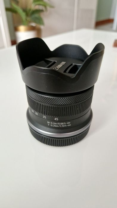 Objetiva Canon RF-S 18-45mm F4.5-6.3 IS STM + Filtro ND 1000 K&F