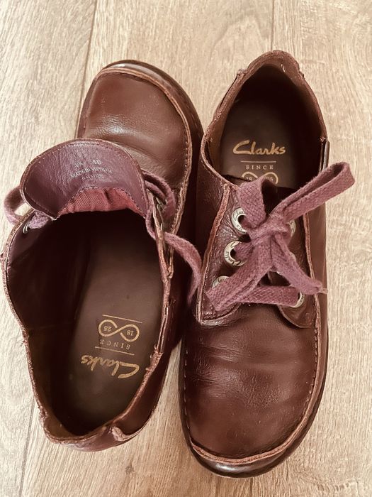 Туфлі  кожані  Clarks(оригінал)