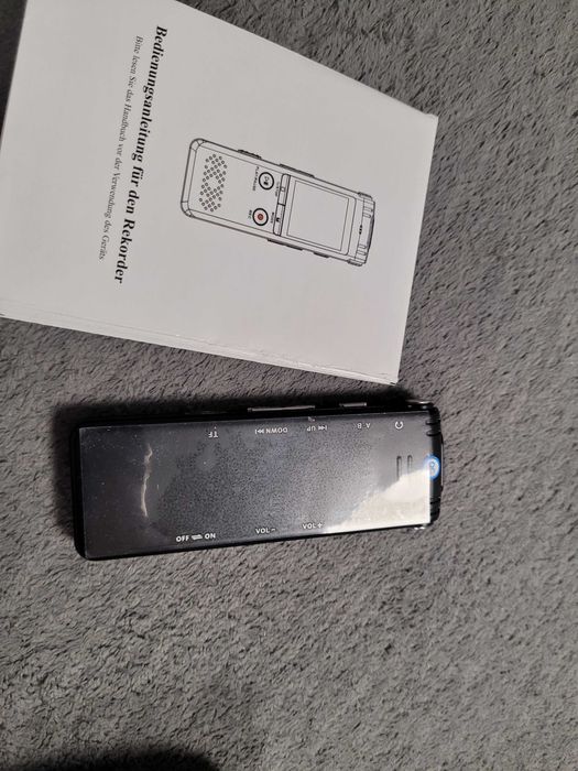 Dyktafon podsluch odtwarzacz muzyki 64gb mp3