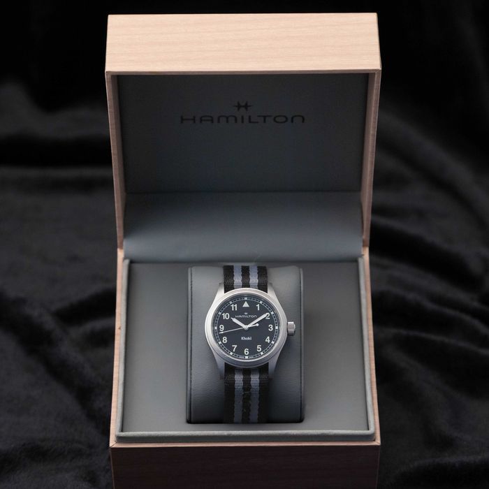 Hamilton Khaki Field | Conjunto Completo | 2025 | Garantia até 2027