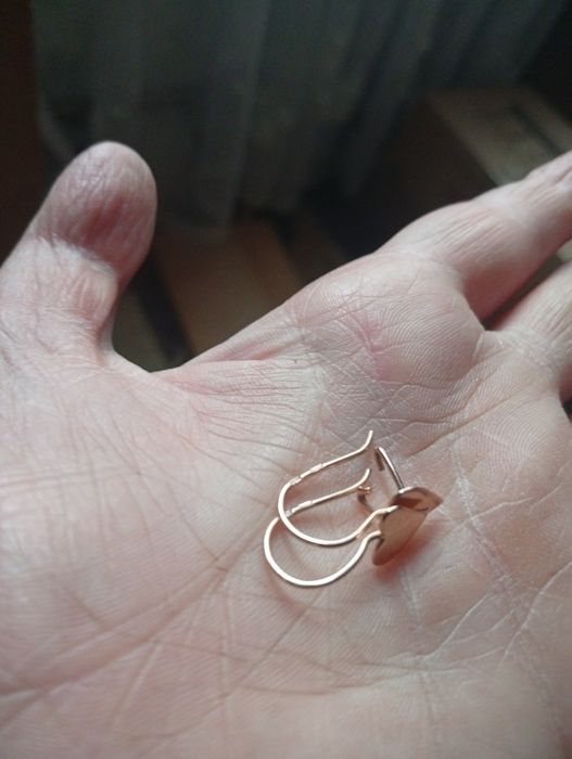 Золоті сережки 585 проба