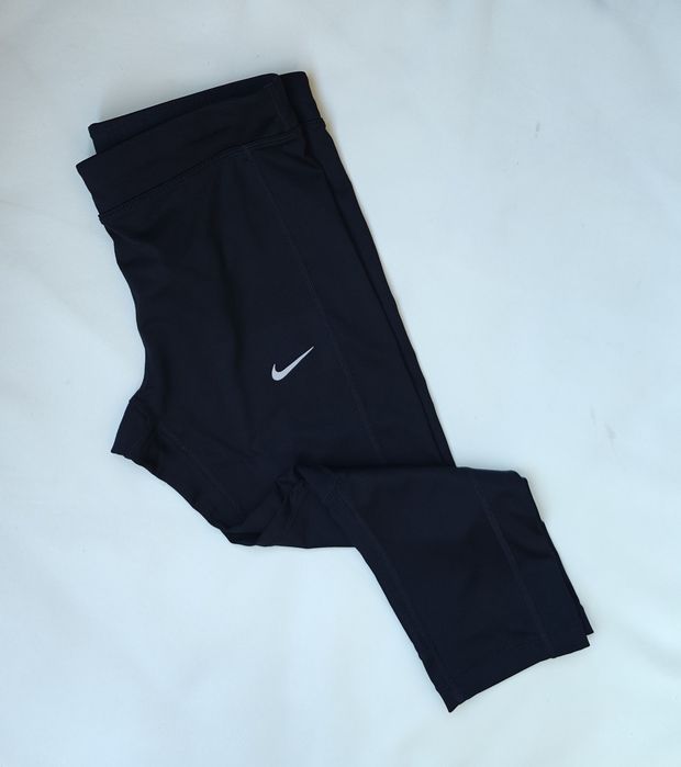 Nike legginsy sportowe damskie 3/4 czarne S