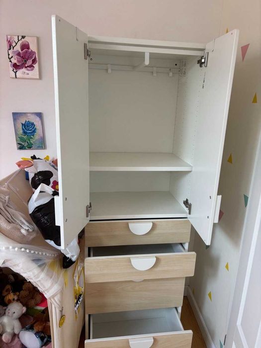 Szafa dziecięca Ikea SMÅSTAD / PLATSA