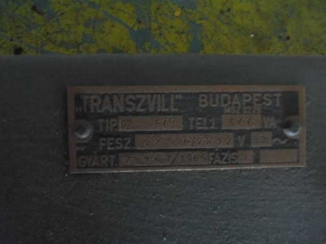 Трансформатор понижающий, пр-во" Будапешт"