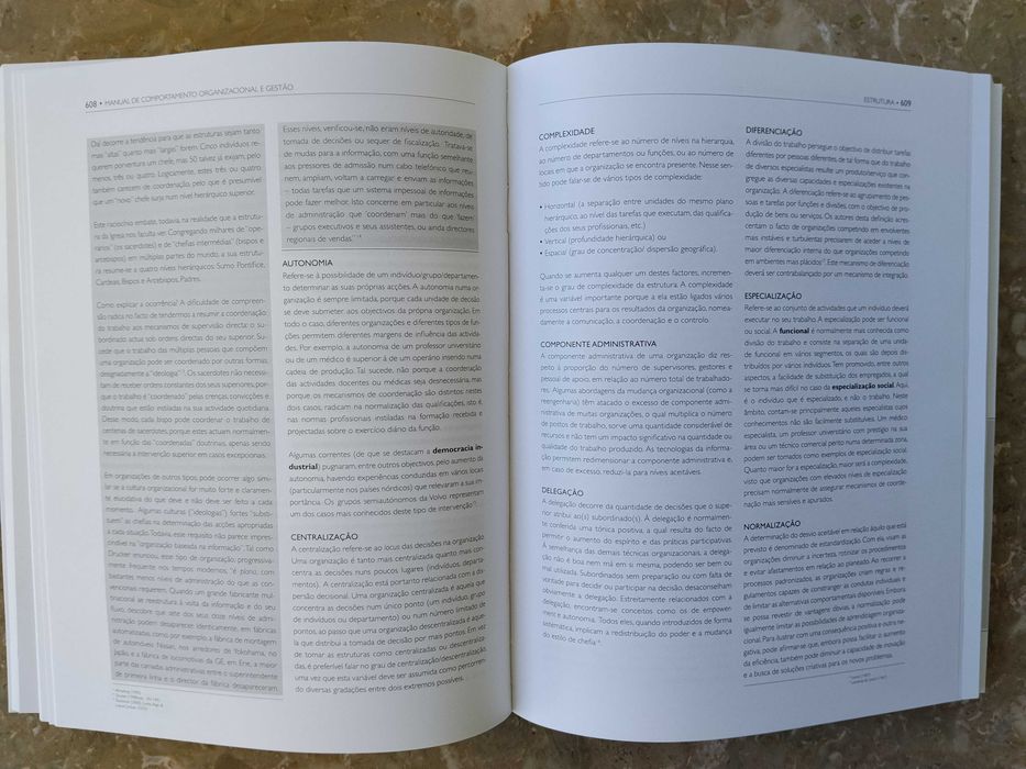 Manual de comportamento organizacional e Gestão