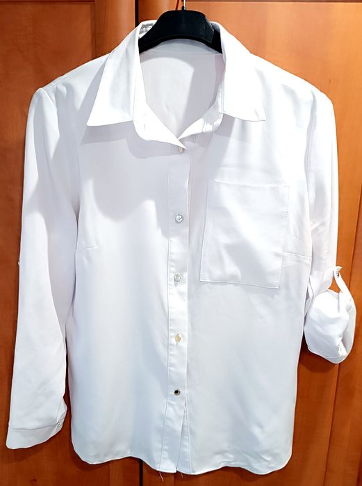 Elegancka biała bluzka 42