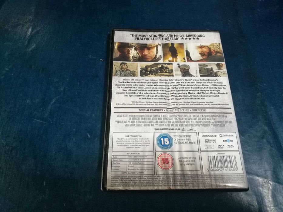 HURT LOCKER DVD (legendagem em Inglês)
