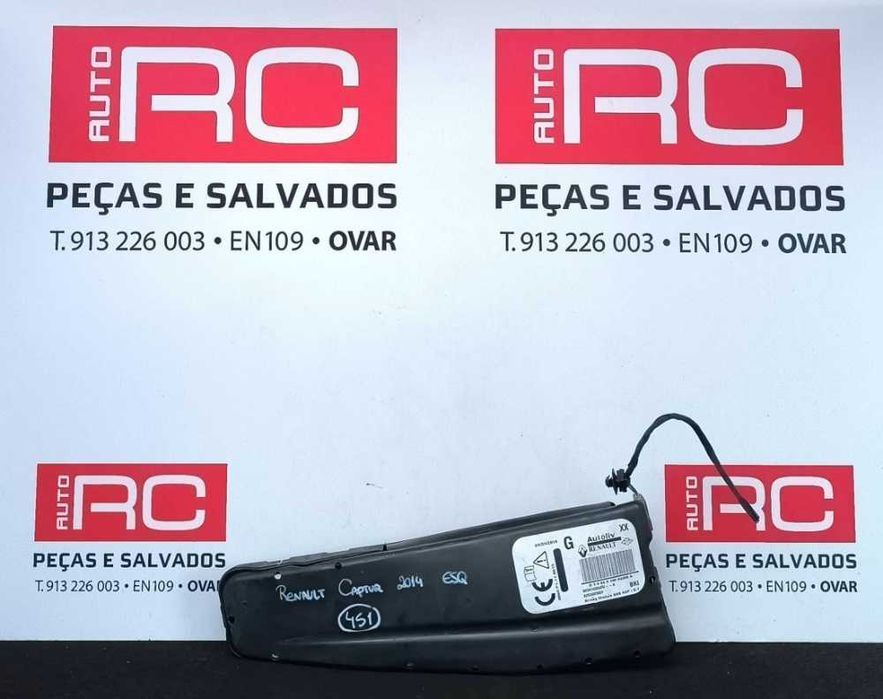 Airbag Banco Esquerdo RENAULT CAPTUR I (J5_, H5_) ano 2013