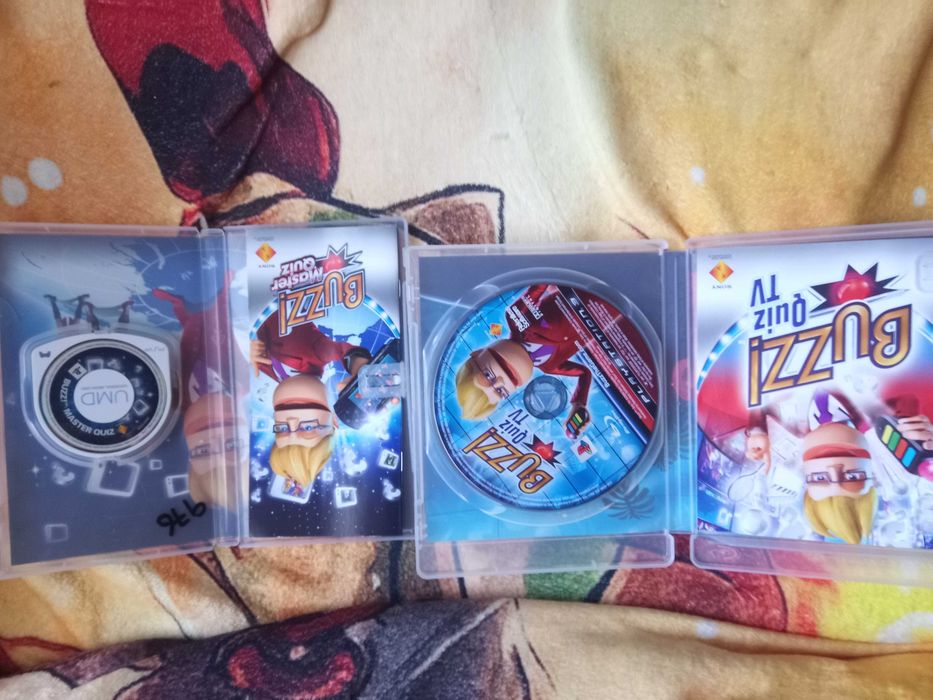 Zestaw gier buzz na PS3 i psp