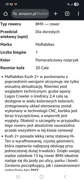 BMX - Mafiabikes kush 2+