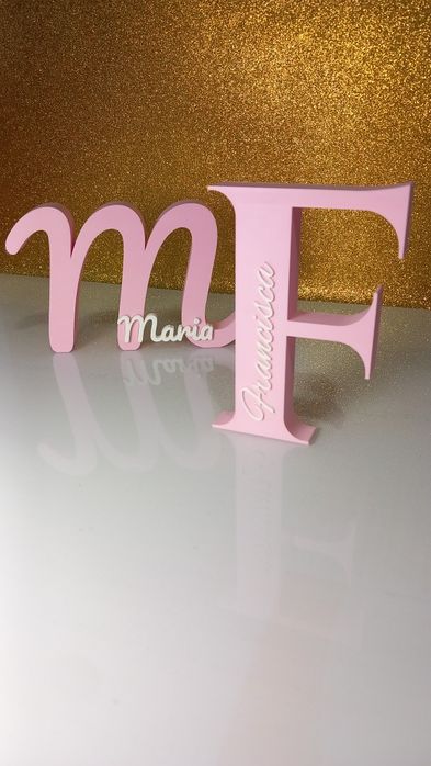 Letras Com nomes. 3D