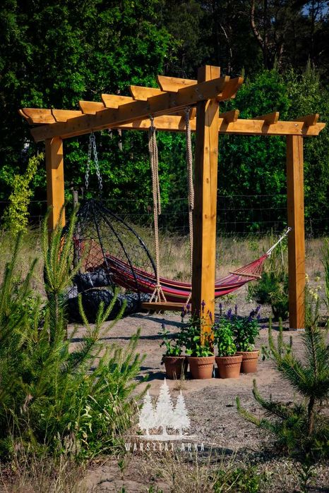 Pergola na hamak, fotel