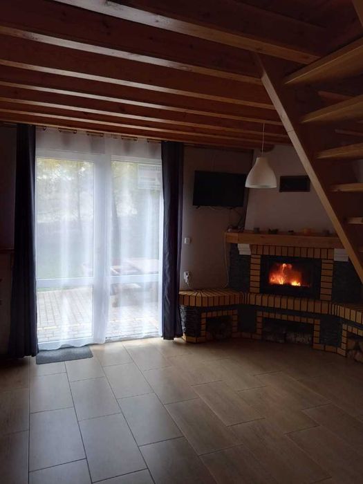 Domek na mazurach z kominkiem, domek nad jeziorem do wynajęcia