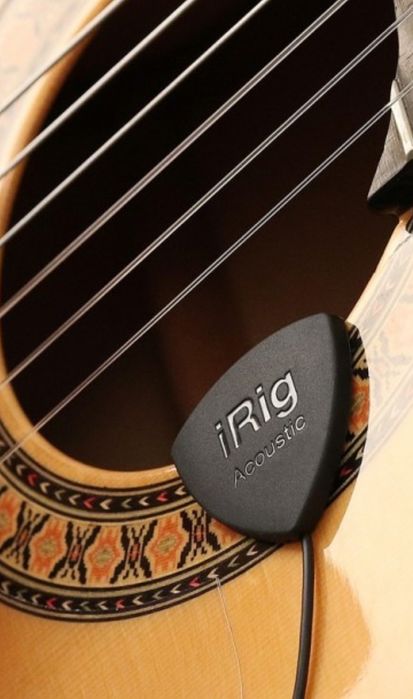 Microfone Clip e Interface p/ Guitarra