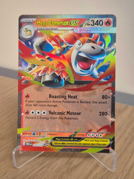 Karta Pokemon TCG: Mega Camerupt ex (MEG 022)
