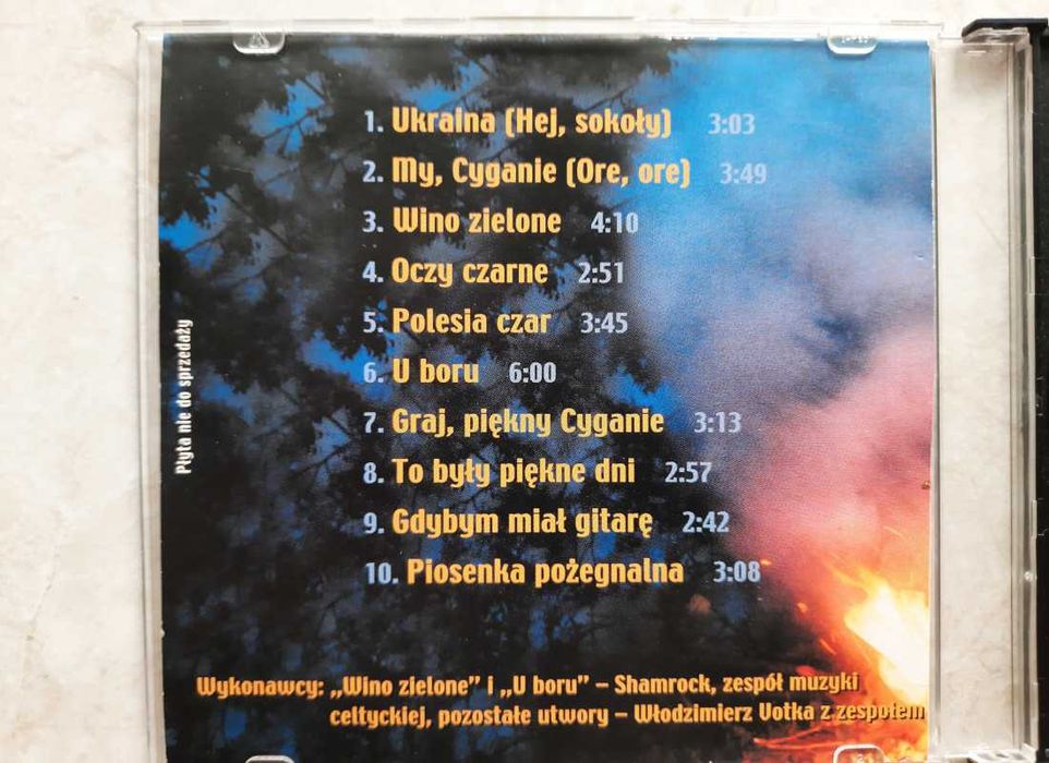 Ogniska czar - piosenki na majowe wieczory - płyta CD