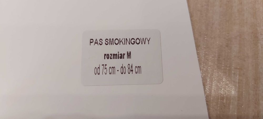 Pas smokingowy cxerwony ( nowy).