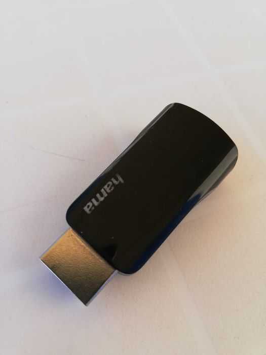 Adaptador Hama HDMI-VGA – usado, bom estado