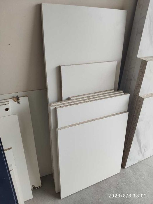 Półka laminowana biała matowa 6 sztuk