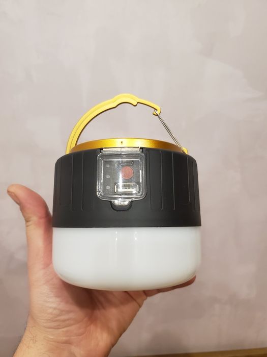 Новый светильник портативный аккумуляторный, кемпинг лампа фонарь и по